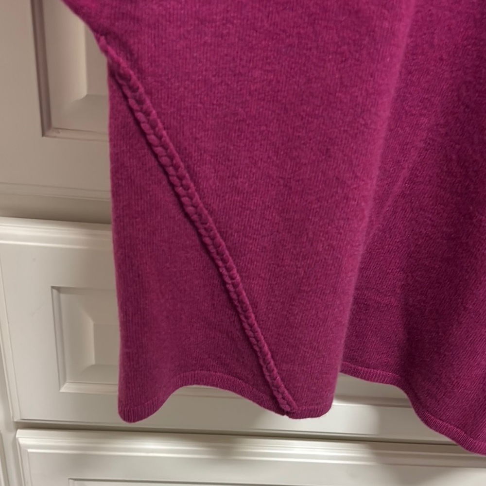 Garnet Hill Rich Berry Knit Top - Picture 4 of 6
